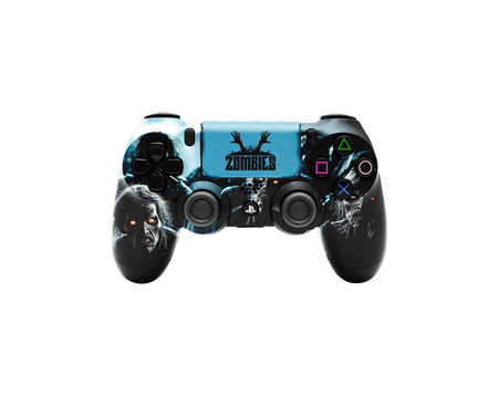 Controle Ps4 Zombie Casual controle sem paddles Stelf