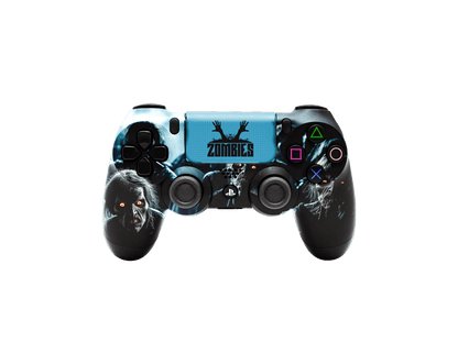 Controle Ps4 com Grip Zombie Stelf