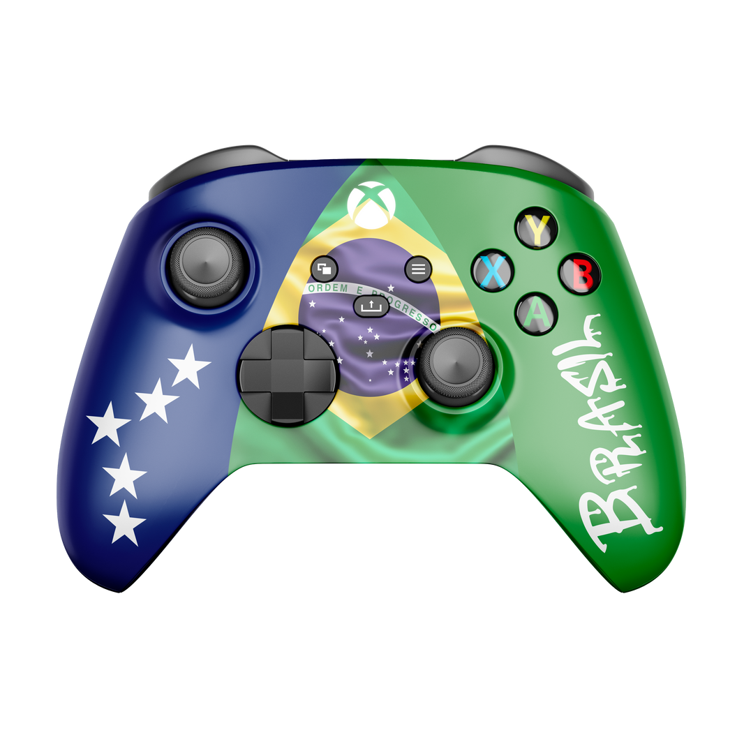 Controle Xbox Series com Grip Brasil Stelf