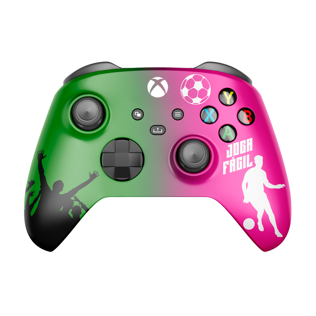 Controle Xbox Series com Grip Soccer Stelf
