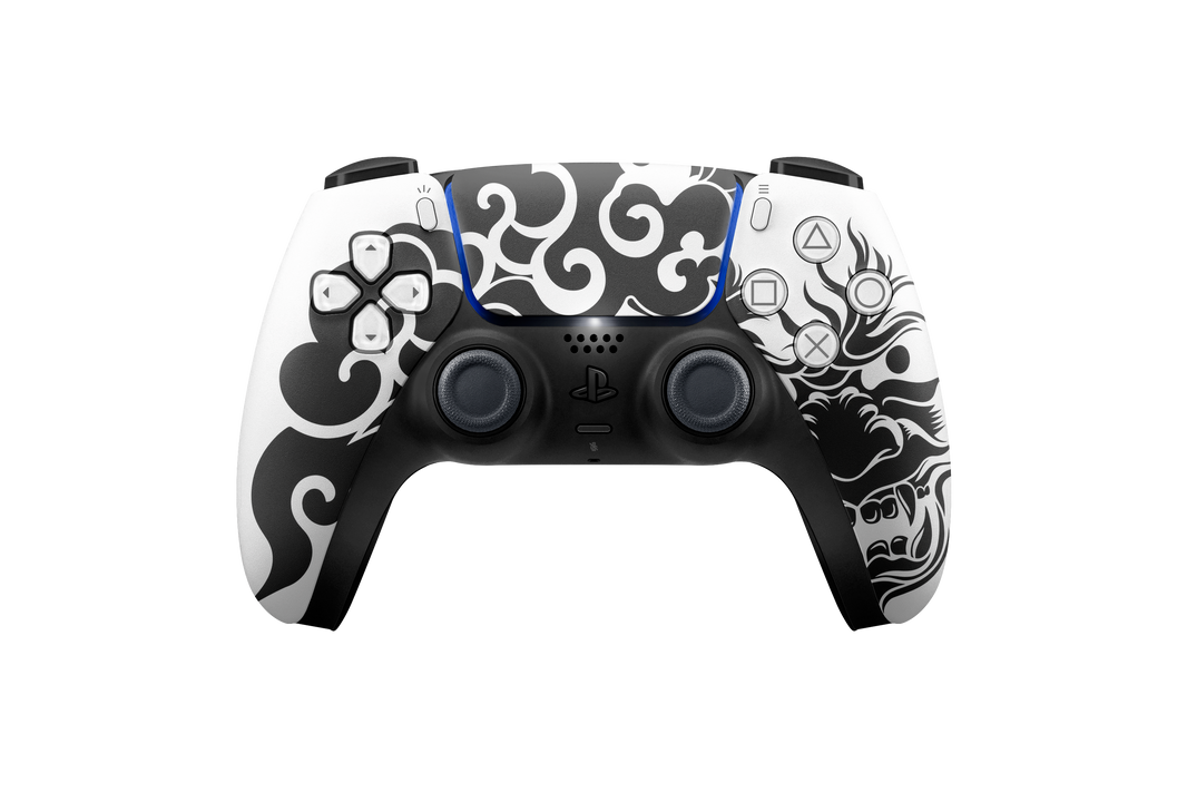 Controle Ps5 com Grip White Dragon Elite Stelf (4 paddles)
