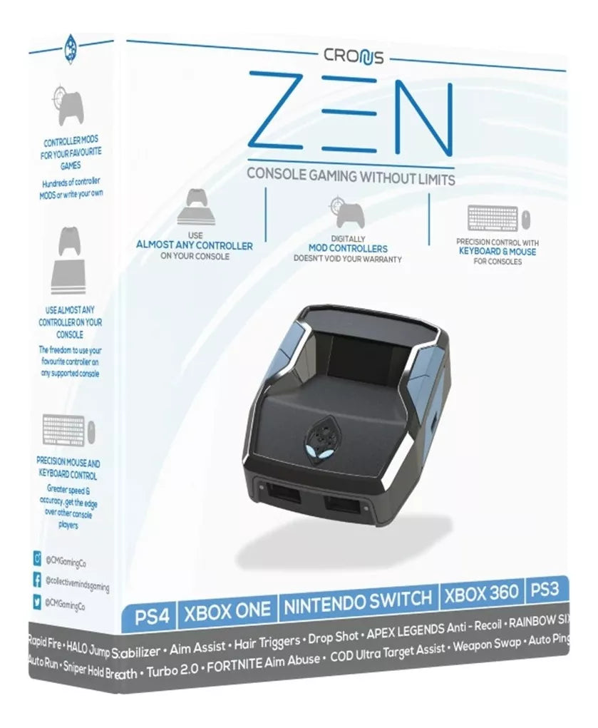 Cronus Zen Adaptador Conversor Ps4 Ps3 Xbox One Switch