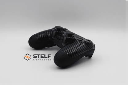 Controle Ps4 com Grip Black Carbon Stelf