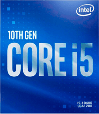 PROCESSADOR INTEL CORE I5-10400 CACHE 12MB 2.90GHZ (MAX TURBO 4.30GHZ) LGA 1200 COMET LAKE 10° GERACAO
