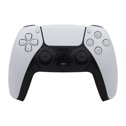 Controle Ps5 White Casual com Grip sem paddles Stelf