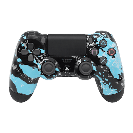 Controle Ps4 Abstract Cyan Casual controle sem paddles Stelf