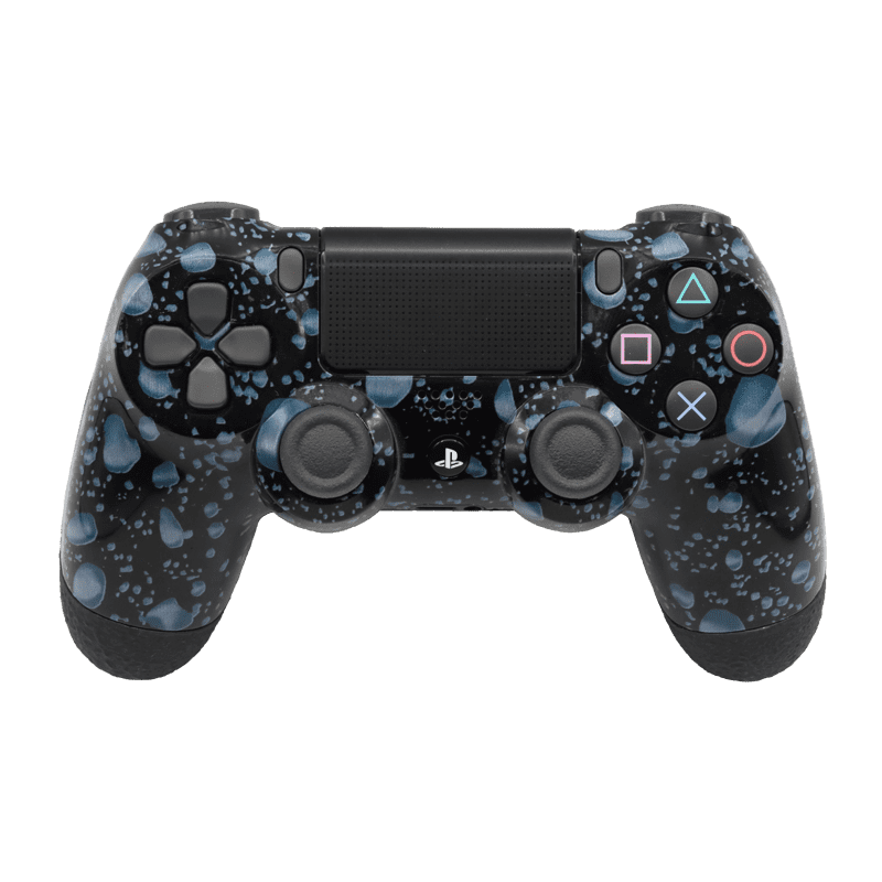 Controle Ps4 com Grip Bubbles Black Stelf