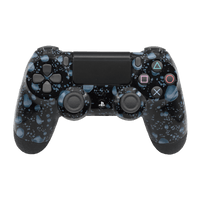 Controle Ps4 com Grip Bubbles Black Stelf