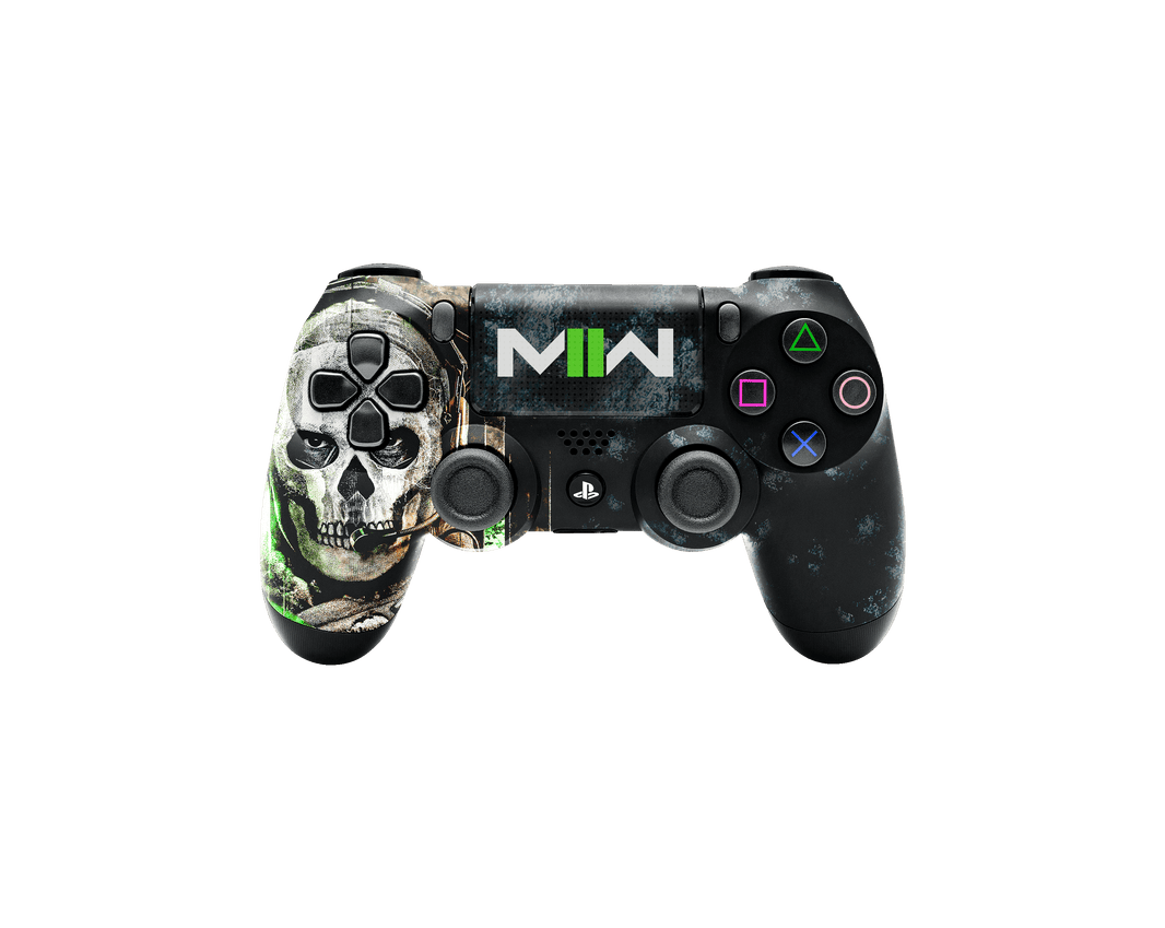 Controle Ps4 com Grip MW Ghost Stelf