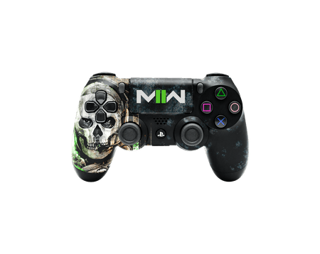 Controle Ps4 com Grip MW Ghost Stelf