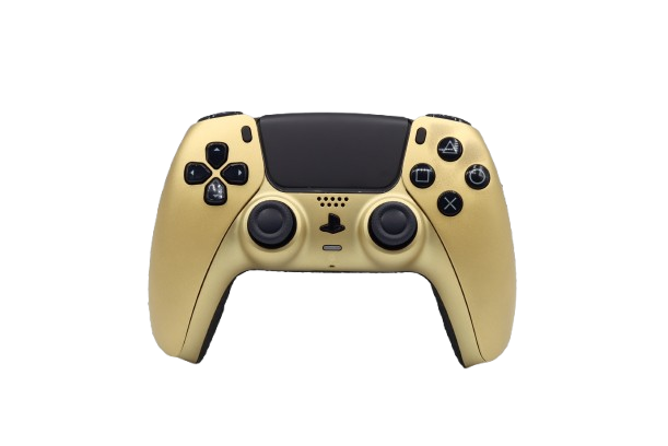 Controle Ps5 com Grip Gold Trower b/ Pretos Stelf (2 paddles)
