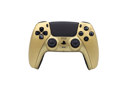 Controle Ps5 com Grip Gold Trower b/ Pretos Stelf (2 paddles)