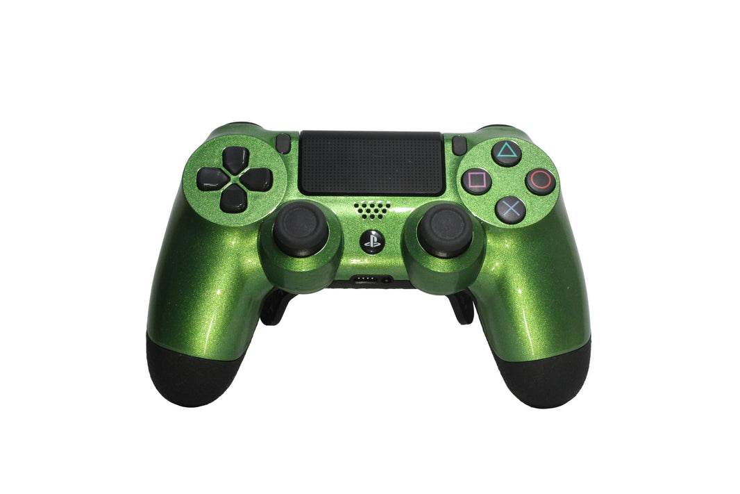 Controle Ps4 Metal Green Casual controle sem paddles Stelf