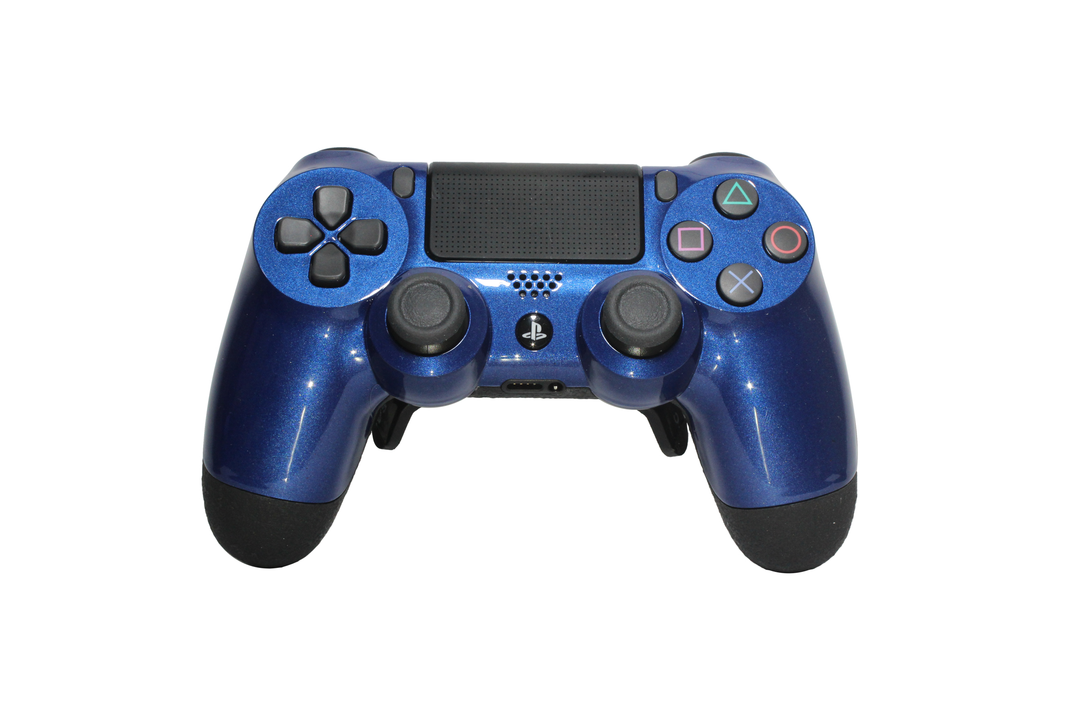 Controle Ps4 Metal Blue Casual controle sem paddles Stelf