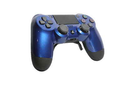 Controle Ps4 com Grip Metal Blue Stelf