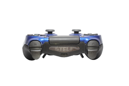 Controle Ps4 com Grip Metal Blue Stelf