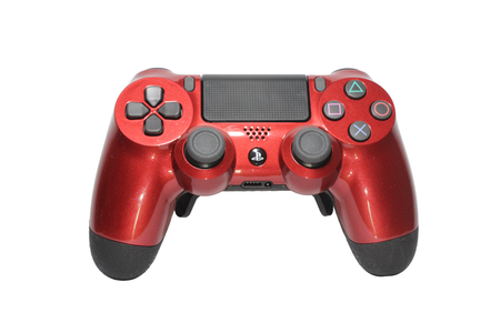 Controle Ps4 Metal Red Casual controle sem paddles Stelf