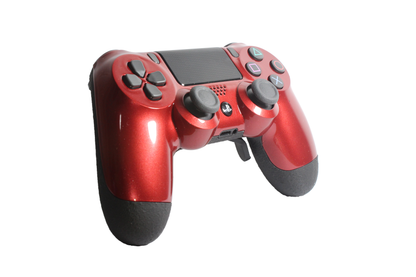 Controle Ps4 com Grip Metal Red Stelf
