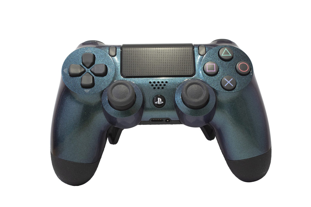 Controle Ps4 com Grip Blue Chameleon Stelf