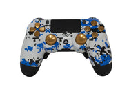 Controle Ps4 com Grip Limited Gold Modern Blue Stelf