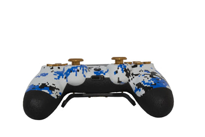 Controle Ps4 com Grip Limited Gold Modern Blue Stelf