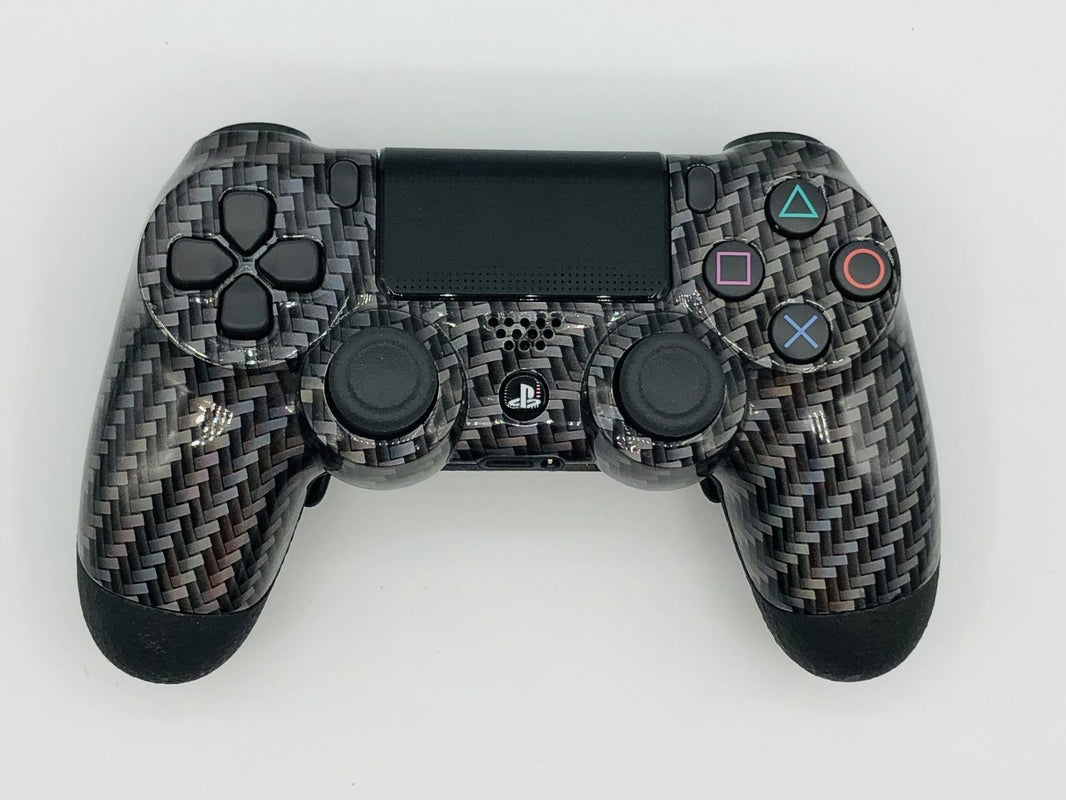 Controle Ps4 com Grip Glow Carbon Stelf