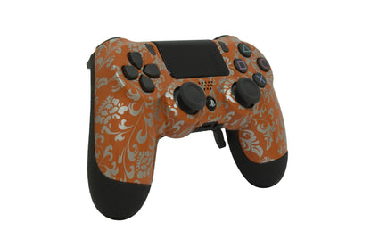 Controle Ps4 com Grip Floral Orange Stelf