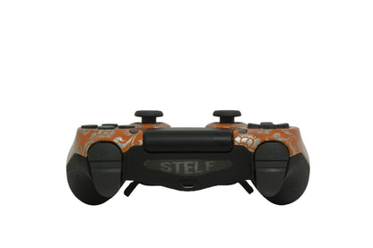 Controle Ps4 com Grip Floral Orange Stelf