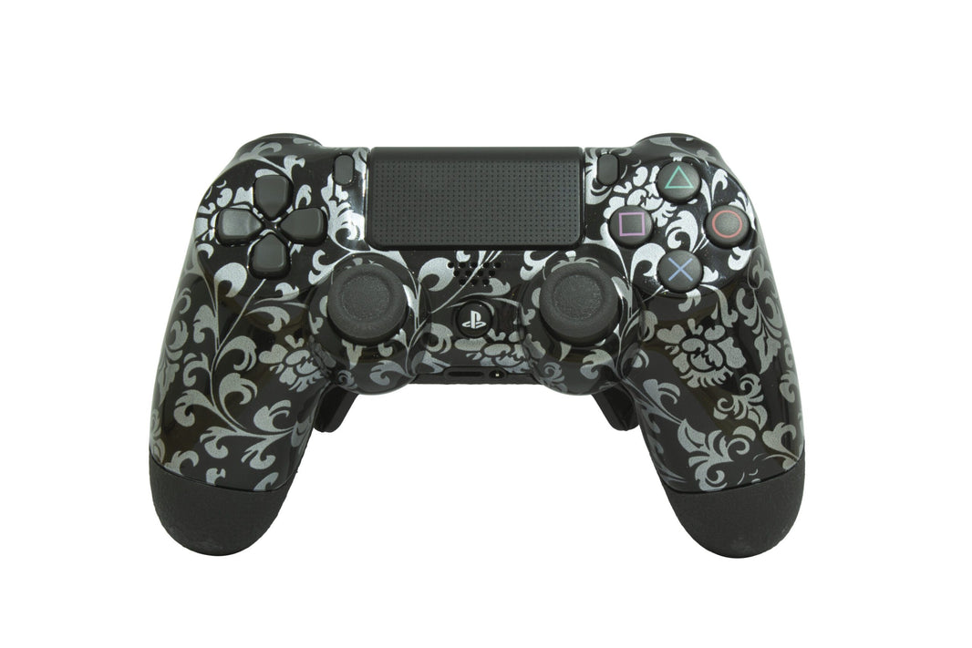 Controle Ps4 Floral Black Casual controle sem paddles Stelf