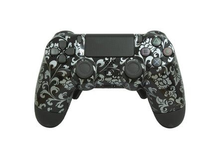 Controle Ps4 Floral Black Casual controle sem paddles Stelf