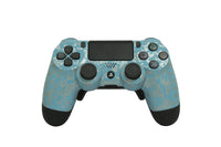 Controle Ps4 Floral Cyan Casual controle sem paddles Stelf