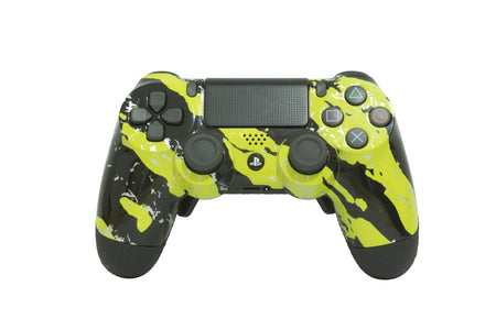 Controle Ps4 Abstract Green Casual controle sem paddles Stelf