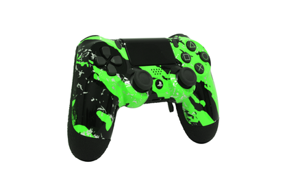 Controle Ps4 com Grip Abstract Green Stelf
