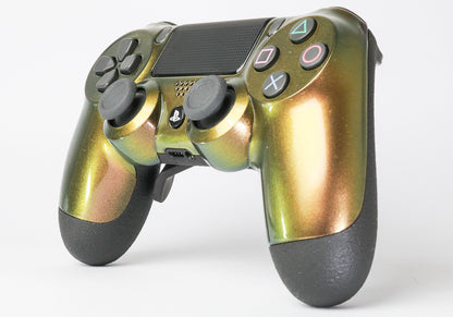 Controle Ps4 com Grip Green Gold Stelf