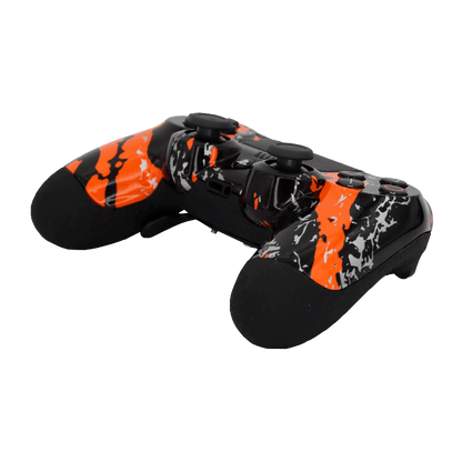 Controle Ps4 Abstract Orange Casual controle sem paddles Stelf