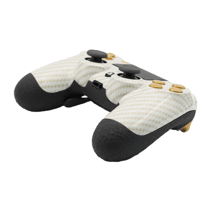 Controle Ps4 com Grip White Gold Stelf