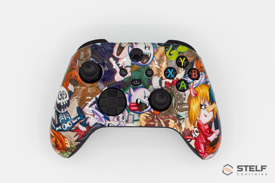 Controle Xbox Series com Grip Halloween Stelf