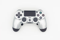 Controle Ps4 Silver Gloss Casual controle sem paddles Stelf
