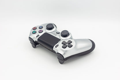 Controle Ps4 Silver Gloss Casual controle sem paddles Stelf
