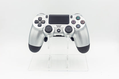 Controle Ps4 Silver Gloss Casual controle sem paddles Stelf