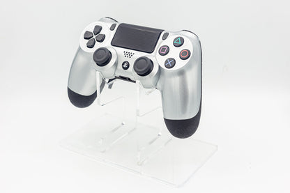 Controle Ps4 Silver Gloss Casual controle sem paddles Stelf