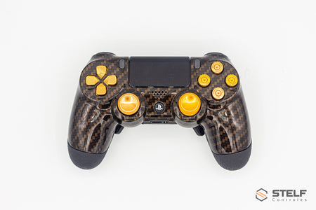Controle Ps4 com Grip Limited Gold Copper Stelf