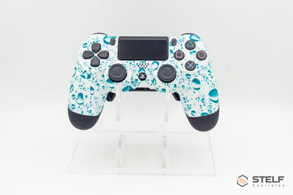 Controle Ps4 White Bubbles Casual controle sem paddles Stelf