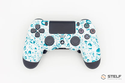 Controle Ps4 White Bubbles Casual controle sem paddles Stelf