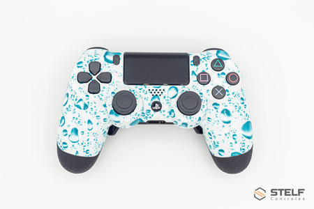 Controle Ps4 White Bubbles Casual controle sem paddles Stelf