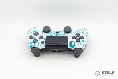 Controle Ps4 White Bubbles Casual controle sem paddles Stelf