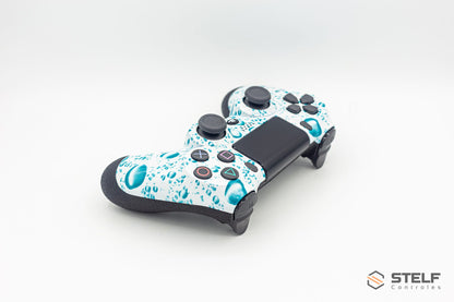 Controle Ps4 White Bubbles Casual controle sem paddles Stelf