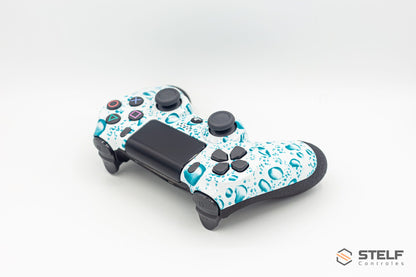 Controle Ps4 White Bubbles Casual controle sem paddles Stelf
