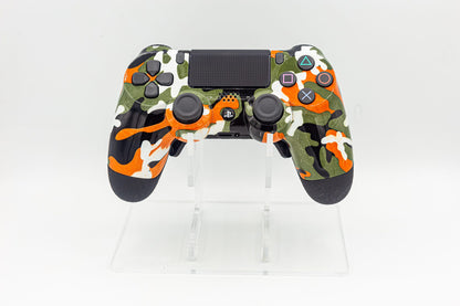 Controle Ps4 Orange Camoo Casual controle sem paddles Stelf