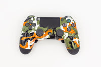 Controle Ps4 Orange Camoo Casual controle sem paddles Stelf